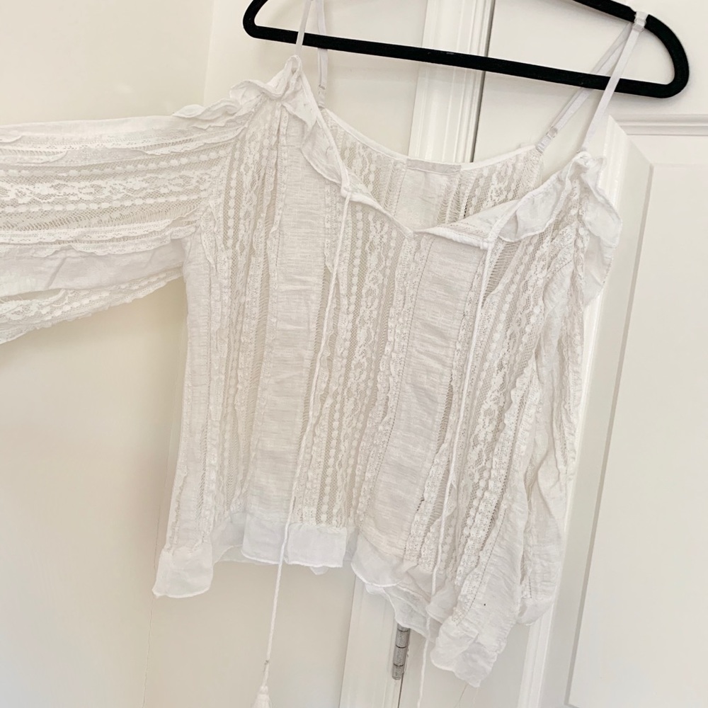White Lacey Cover Up